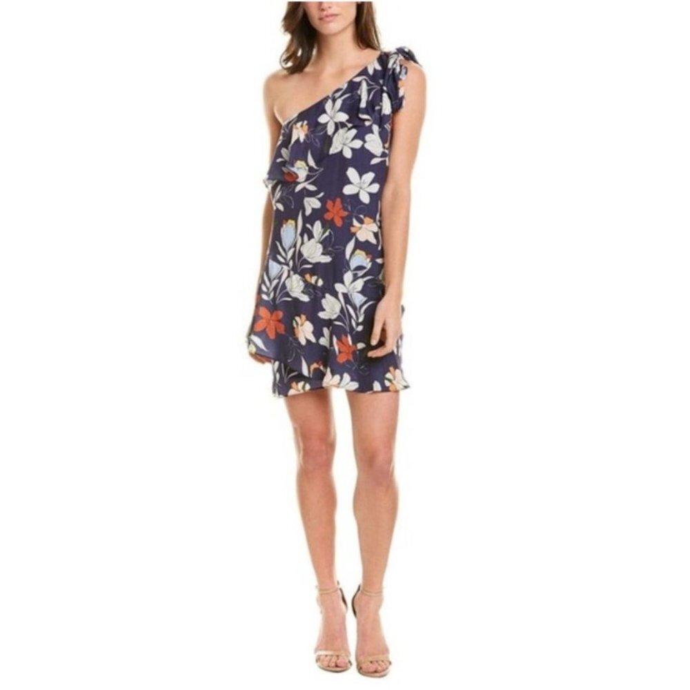Anthropologie Parker Dress Moon Dance One Shoulder L Large NWT $348